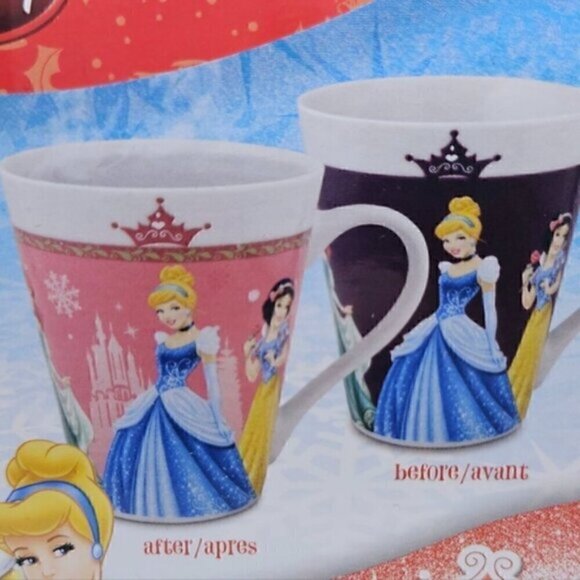 Disney Princess Magic Mug – Color Changing Ceramic Collectible NIB - Picture 3 of 11
